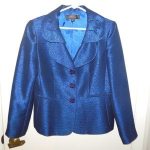 Kasper Dressy Women's Blue Suit - Size 10